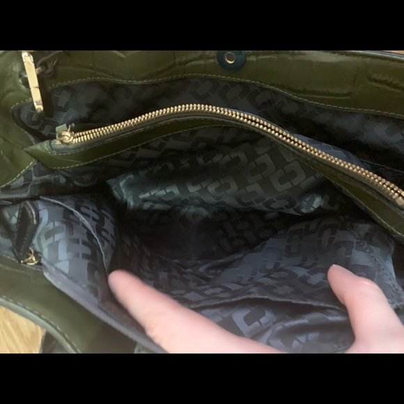 Diane von Furstenberg Green Leather Bag - Picture 7 of 8